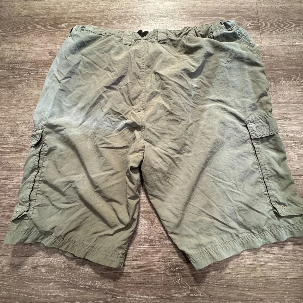 Boy Scouts of America Cargo Shorts Mens XL Green Nylon Outdoor‎ Utility Hiking